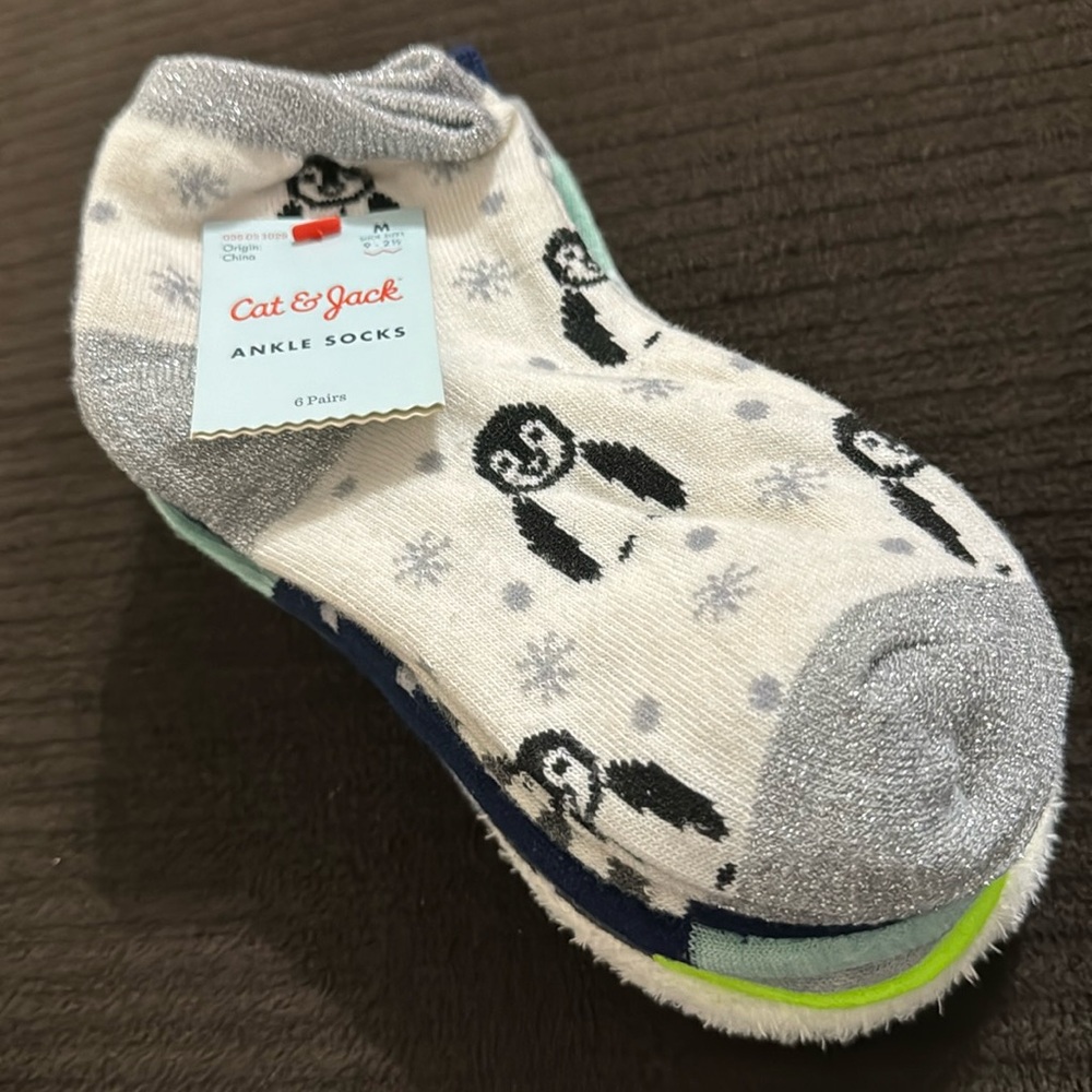 Cat and Jack Socks, 6 pairs